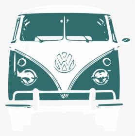 Vw Camper Van Svg Clip Arts - Volkswagen T1 Tekening, HD Png Download, Transparent PNG