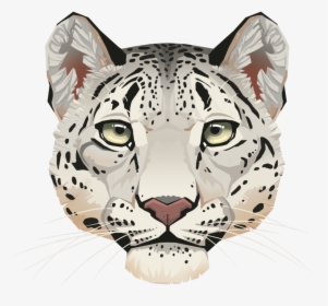 Clip Art Png Background Image Peoplepng - Snow Leopard Face Outline, Transparent Png, Transparent PNG