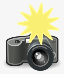 Clip Camera Transparent Background - Camera Flash Clip Art, HD Png Download, Transparent PNG