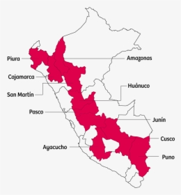 Deforestacion En El Peru Mapa, HD Png Download, Transparent PNG