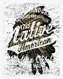 Tribal Feather Hat - Native Designs For T Shirts, HD Png Download, Transparent PNG