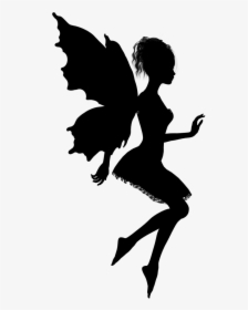 Wall Decal Sticker Fairy - Fairy Silhouette, HD Png Download, Transparent PNG