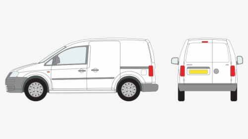 Caddy - 2007 Volkswagen Caddy Rear, HD Png Download, Transparent PNG