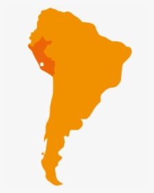 South America Map Silhouette, HD Png Download, Transparent PNG