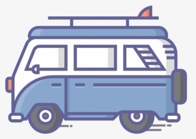 Minibus,van,compact Car - Icons Car Van Png, Transparent Png, Transparent PNG