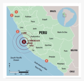 Peru Map - Atlas, HD Png Download, Transparent PNG