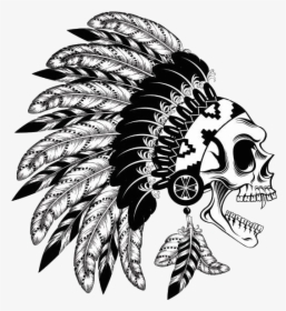 American Indians Png Image - Transparent Indian Skull Png, Png Download, Transparent PNG