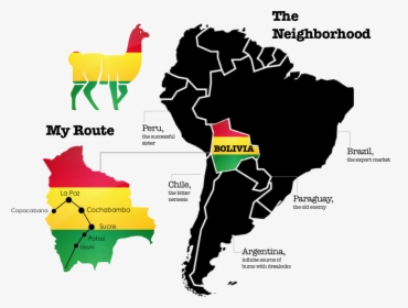 South America Map Flat, HD Png Download, Transparent PNG