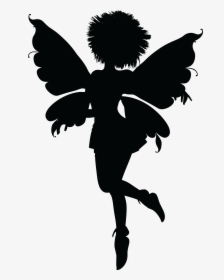 Angelet De Les Dents Fairy Silhouette - Silhouette Fairy Png Clipart, Transparent Png, Transparent PNG