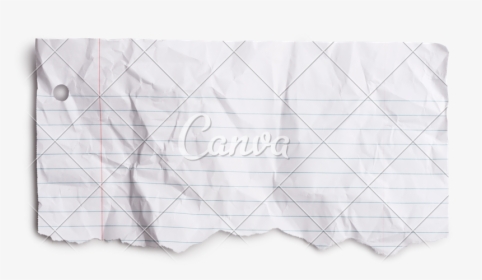 Piece Of Torn Note Photos By Canva - Piece Of Torn Wrinkled Note Paper, HD Png Download, Transparent PNG