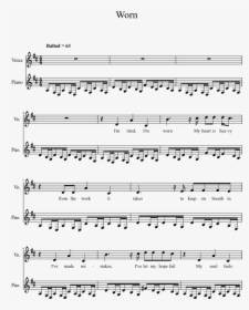 Cherry Blossom Ending Sheet Music, HD Png Download, Transparent PNG