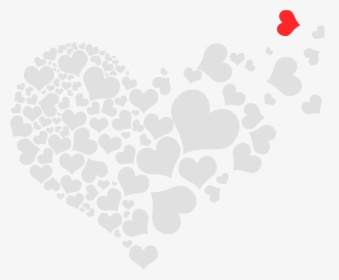 Torn Heart No Background Clip Arts - White Hearts With Transparent Background, HD Png Download, Transparent PNG
