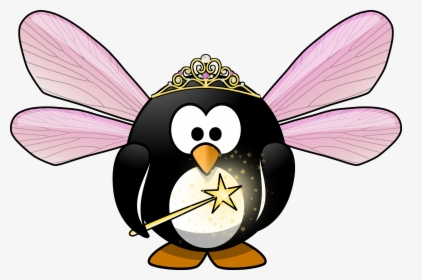 Fairy Penguin Clip Arts - Penguin Fairy, HD Png Download, Transparent PNG