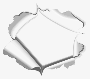 Angle,black And White,white - Torn Png, Transparent Png, Transparent PNG