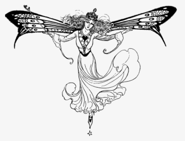 Vintage, Fairy, Line Art, Queen, Princess, Royalty - Mercutio Queen Mab Romeo And Juliet, HD Png Download, Transparent PNG