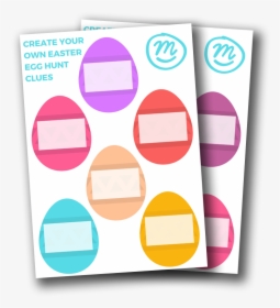 Clip Art Easter Egg Hunt Template - Graphic Design, HD Png Download, Transparent PNG