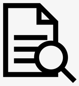 Data Tag Icon , Png Download - Magnifying Glass Document Icon, Transparent Png, Transparent PNG