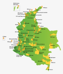 Colombia National Parks - Mapa De Parques Nacionales De Colombia, HD Png Download, Transparent PNG