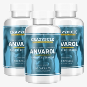 Anvarol 3bottles Pills - Testo Max, HD Png Download, Transparent PNG