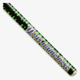 Jagged Blue And Green Personalized Custom Drumsticks - Writing, HD Png Download, Transparent PNG