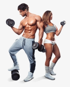 Muscle - Fitness Couple Png, Transparent Png, Transparent PNG