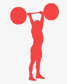 Silhouette Weight Lifting, HD Png Download, Transparent PNG
