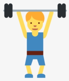 Weight Training Wide - Muscle Women Emoji Png, Transparent Png, Transparent PNG