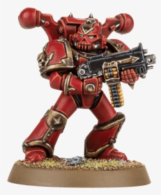 Red Chaos Space Marines, HD Png Download, Transparent PNG