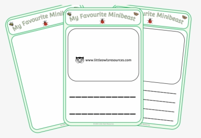 My Favourite Minibeast Cover - Minibeast Writing Activities Eyfs, HD Png Download, Transparent PNG