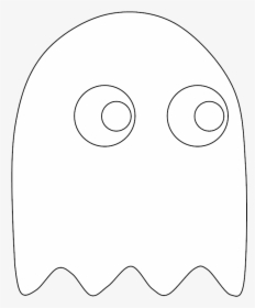 Pacman Ghost Template Teaching Ideas Templates Transparent - Pac Man Ghost Drawing, HD Png Download, Transparent PNG