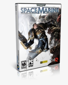 [​img] - Warhammer 40000 Space Marine Cover, HD Png Download, Transparent PNG