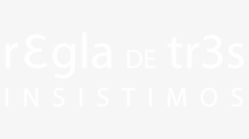 Regla De Tr3s Logo Blanco - Xperia White Logo Png, Transparent Png, Transparent PNG