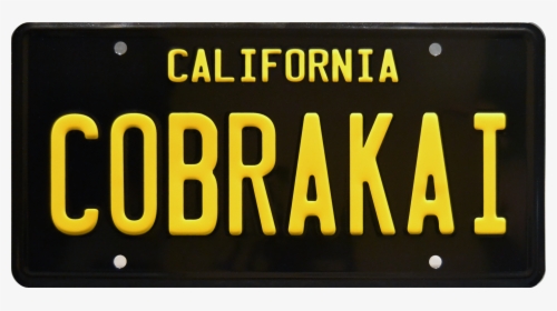 Cobra Kai License Plate, HD Png Download, Transparent PNG