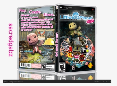 Little Big Planet Psp Box Art Cover - Little Big Planet Psp Box, HD Png Download, Transparent PNG