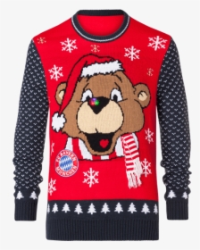 Christmas Jumper - Fc Bayern Christmas Sweater, HD Png Download, Transparent PNG