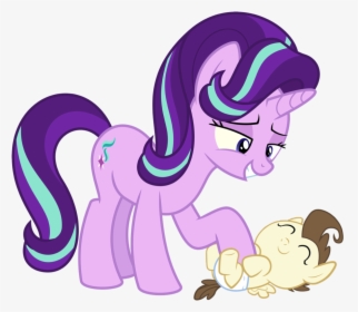 Starlight Glimmer Petting Pound Cake - My Little Cute Dragon, HD Png Download, Transparent PNG