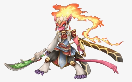 Shogun Katsumi The Infernape, And Daimyō Haneko The - Illustration, HD Png Download, Transparent PNG