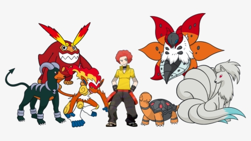 Fire Type Gym Leader    le Infernape, HD Png Download, Transparent PNG