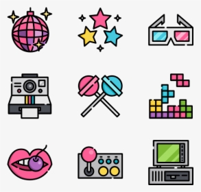 Clip Art 80s Png - Web Design Icons, Transparent Png, Transparent PNG