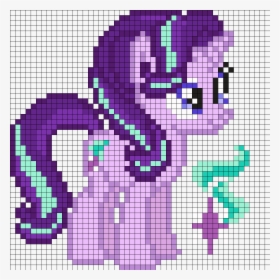 Starlight Glimmer Perler Bead Pattern / Bead Sprite - Minecraft Pixel Art My Little Pony Starlight Glimmer, HD Png Download, Transparent PNG