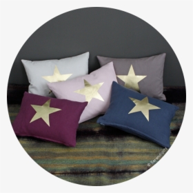 Cojines Estrella Dorada Serendipity - Cushion, HD Png Download, Transparent PNG