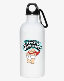 Captain Underpants 23663 20 Oz - Water Bottle, HD Png Download, Transparent PNG