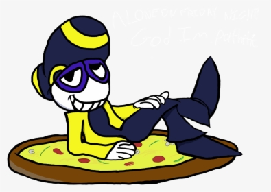 Got Requested On Ifunny To Draw @pan-pizza Sitting - Cartoon, HD Png Download, Transparent PNG