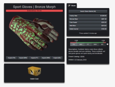 Sport Gloves Bronze Morph Mw, HD Png Download, Transparent PNG
