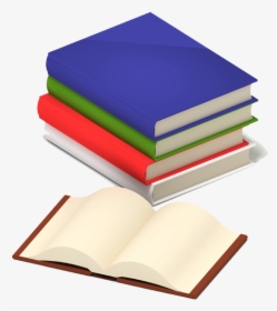 Computer With Book, HD Png Download, Transparent PNG