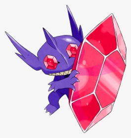 Shiny Mega Sableye Pokédex , Png Download - Pokemon Sableye Mega Evolution, Transparent Png, Transparent PNG