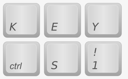 Keyboard Keys Svg Clip Arts - Keyboard Keys Clip Art, HD Png Download, Transparent PNG
