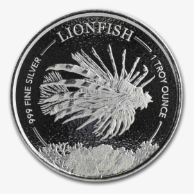 1 Oz Silver Lionfish 2019, HD Png Download, Transparent PNG