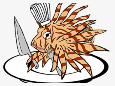 Lionfish Clipart Transparent - Red Lionfish, HD Png Download, Transparent PNG