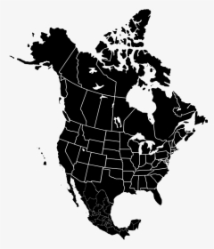 Map Of Canada Us And Mexico , Transparent Cartoons - Usa Canada And Mexico, HD Png Download, Transparent PNG